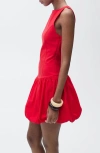Mango Bubble Hem Minidress