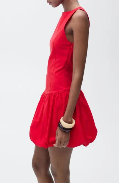Mango Bubble Hem Minidress