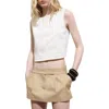 Mango Straight Jeans With Double-belt Off White In White