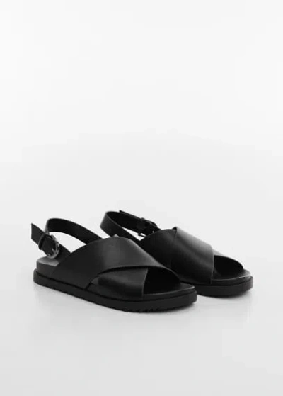 Mango Kids' Sandales In Noir