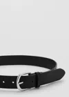 Mango Buckled Studded Belt In Black