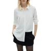 Shop Mango Button-up Shirt In Off White