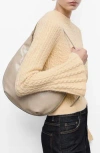 Mango Cable Stitch Sweater In Yellow