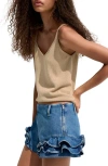 Mango Camisole In Neutral
