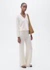 Mango Cardigan Ecru In Écru