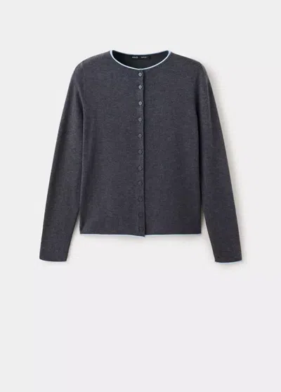 Mango Cardigan Luccapk In Gris