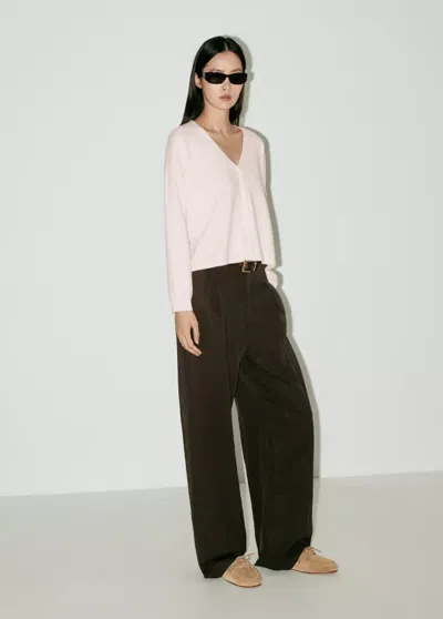 Mango Cardigan Nekkon In Rose Pastel