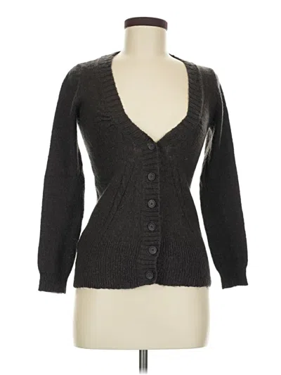 Pre-owned Mango Cardigan Sweater In Black