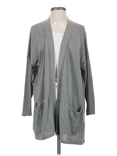 Pre-owned Mango Cardigan Sweater In Gray