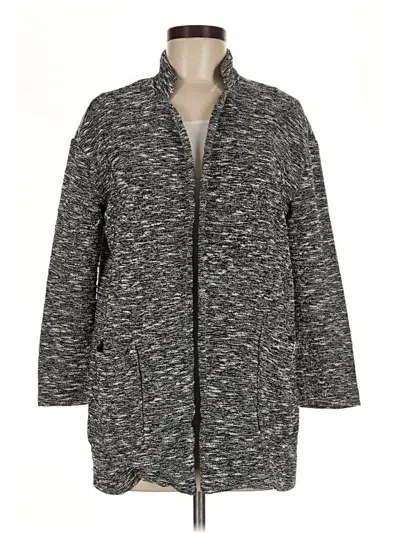 Pre-owned Mango Cardigan Sweater In Gray