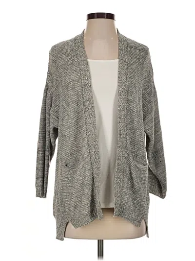 Pre-owned Mango Cardigan Sweater In Gray
