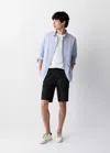 Mango Cargo Bermuda Shorts In Black