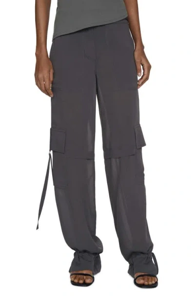 Mango Cargo Pants In Medium Brown