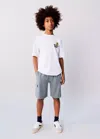 Mango Cargo Pockets Bermuda Shorts In Blue
