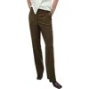 Mango Carlos Straight Leg Trousers In Khaki Green