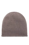 Mango Cashmere Beanie In Gray