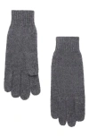 Mango Cashmere Gloves In Gray
