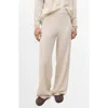 Mango Cashmere Straight Leg Jogger Pants In Neutral