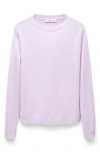 Mango Cashmere Sweater In Purple
