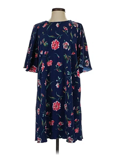 Pre-owned Mango Casual Dress In Blue