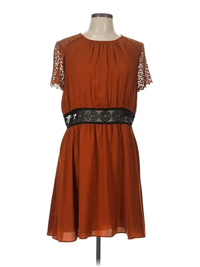 Pre-owned Mango Casual Dress In Brown
