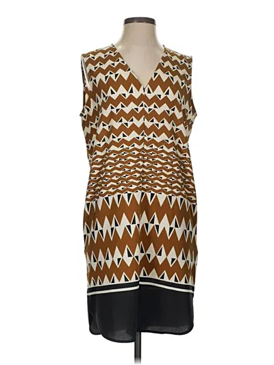Pre-owned Mango Casual Dress In Brown