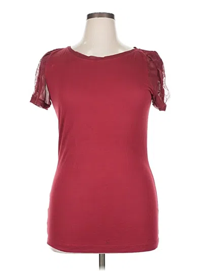 Pre-owned Mango Casual Dress In Burgundy