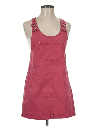 Pre-owned Mango Casual Dress In Burgundy