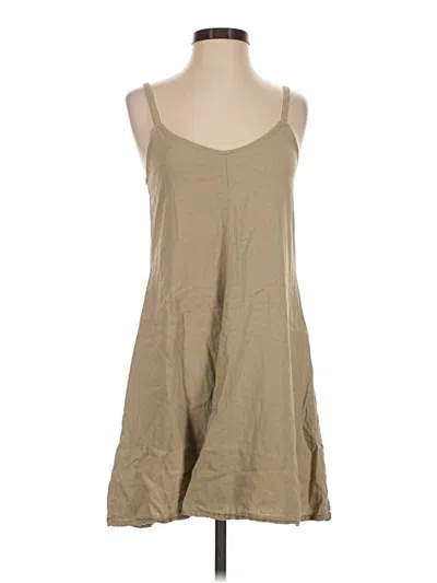 Pre-owned Mango Casual Dress In Tan