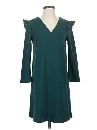 Pre-owned Mango Casual Dress In Teal