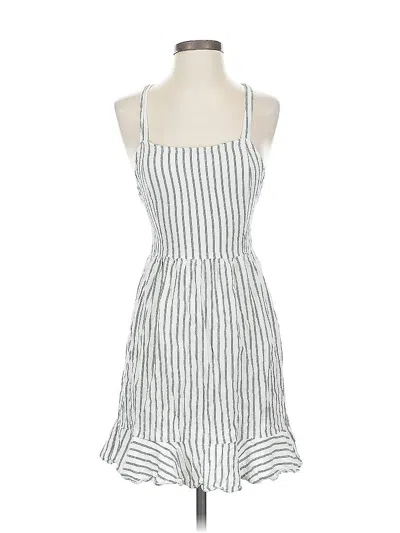 Pre-owned Mango Casual Dress In White