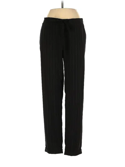Pre-owned Mango Casual Pants In Black