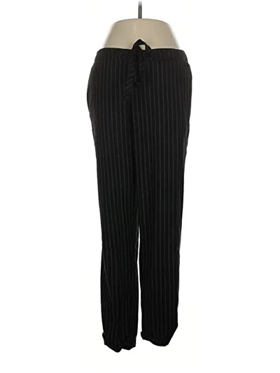 Pre-owned Mango Casual Pants In Black
