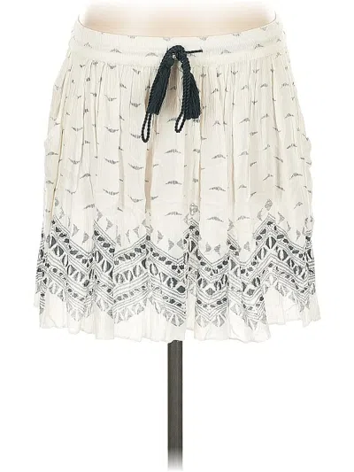 Pre-owned Mango Casual Skirt In White