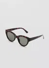 Mango Cat-eye Sunglasses In Brown