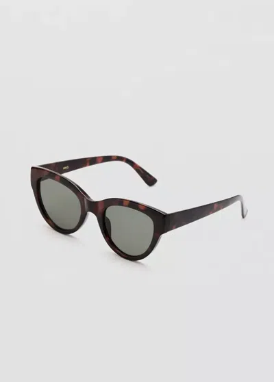 Mango Cat-eye Sunglasses In Brown