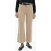 Mango Women's Catherin Culotte Corduroy Pants In Ecru