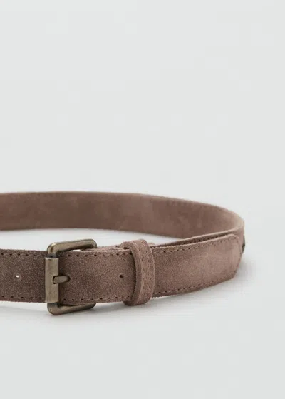 Mango Ceinture Cuir Étoiles Sable - Enfants - M -  Kids In Brown
