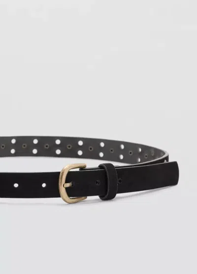 Mango Ceinture Demi In Noir