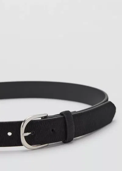 Mango Ceinture Ianab In Black