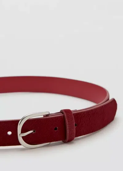 Mango Ceinture Ianar In Red