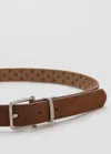 Mango Ceinture Kaia In Brown