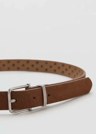 Mango Ceinture Kaia In Brown