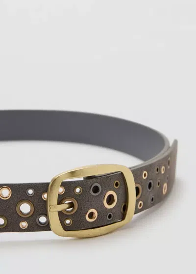 Mango Ceinture Leonor In Gray