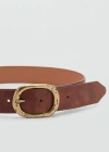 Mango Ceinture Marron - Femme - S -  In Marron