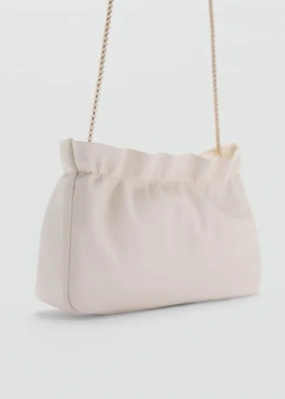 Mango Chain Bag Ecru