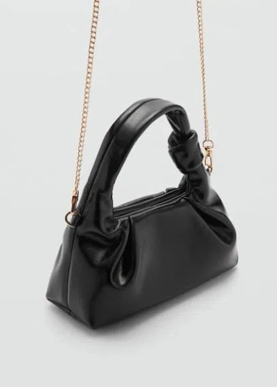 Mango Chain Mini Bag Black