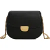 Mango Chain Strap Crossbody Bag In Black