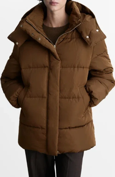 MANGO MANGO CHANNEL QUILTED COAT