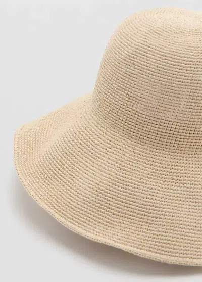 Mango Chapeau Fibre Naturelle In Sand